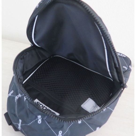 adidas 5149887 Unisex Monogram Black Core Mini Backpack - Picture 4 of 9